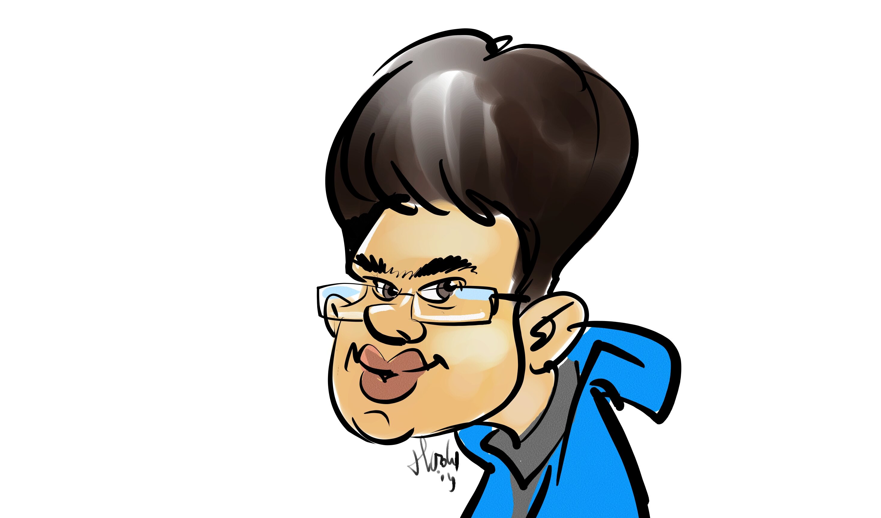 Karikaturen Geburtstag Jochem 35 Jahre