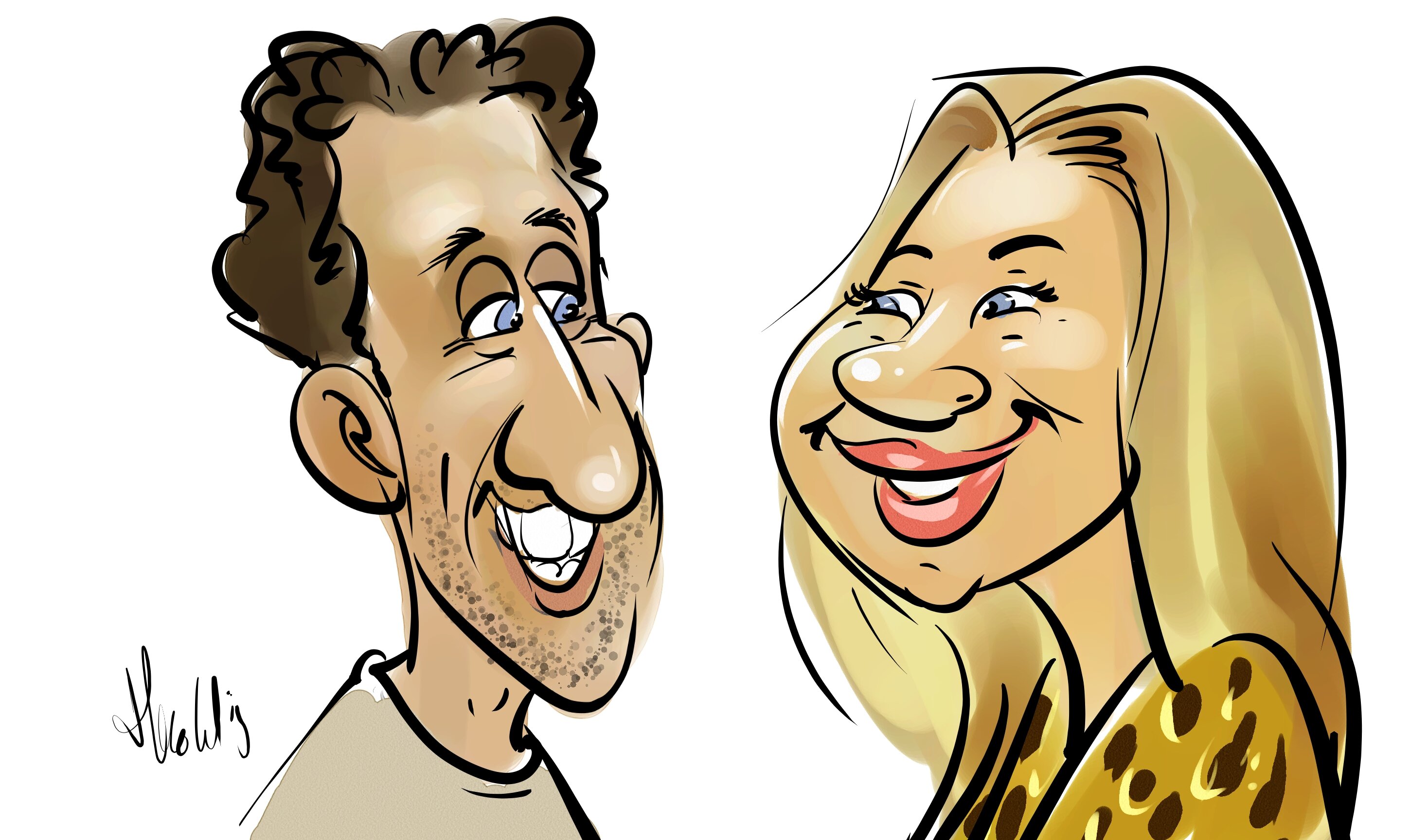 Karikaturen Geburtstag Jochem 35 Jahre