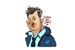 Karikaturen Geburtstag Jochem 35 Jahre